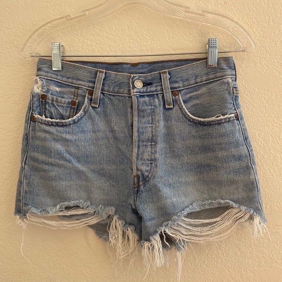 LOT of 2 Levi’s 501 Cutoff Shorts